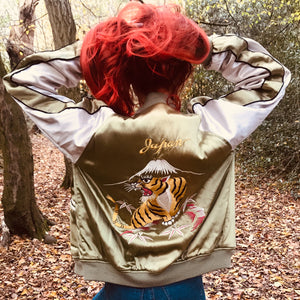 Vintage japanese reversible souvenir jacket – Hunters Moon Vintage